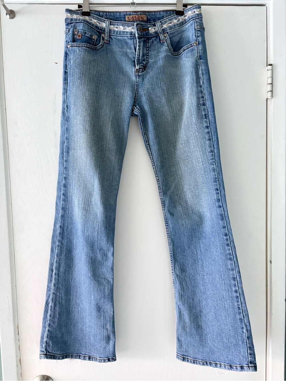 Paris Blues Vintage y2k low-rise Blue Flare Jeans size 9